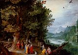 Saint John Preaching In The Wilderness by Jan the elder Brueghel